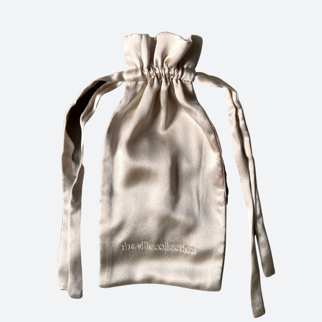 Champagne Silk Travel Bag