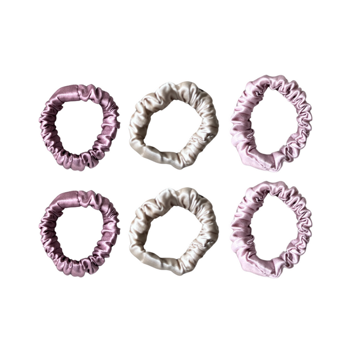 Extra Small Silk Hair Ties