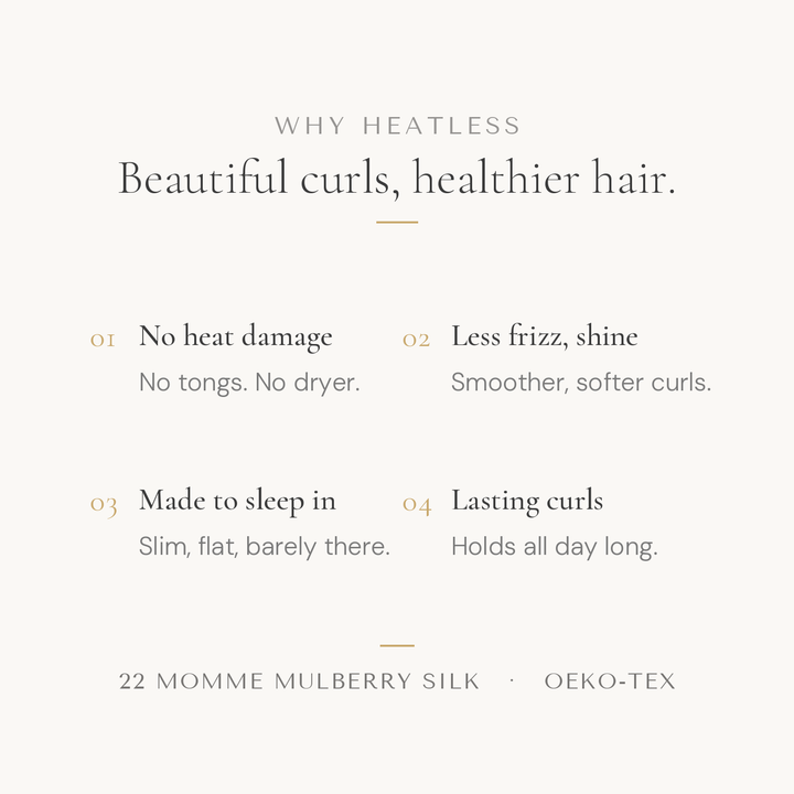 The Silk Heatless Hair Curler Gift Set - USA