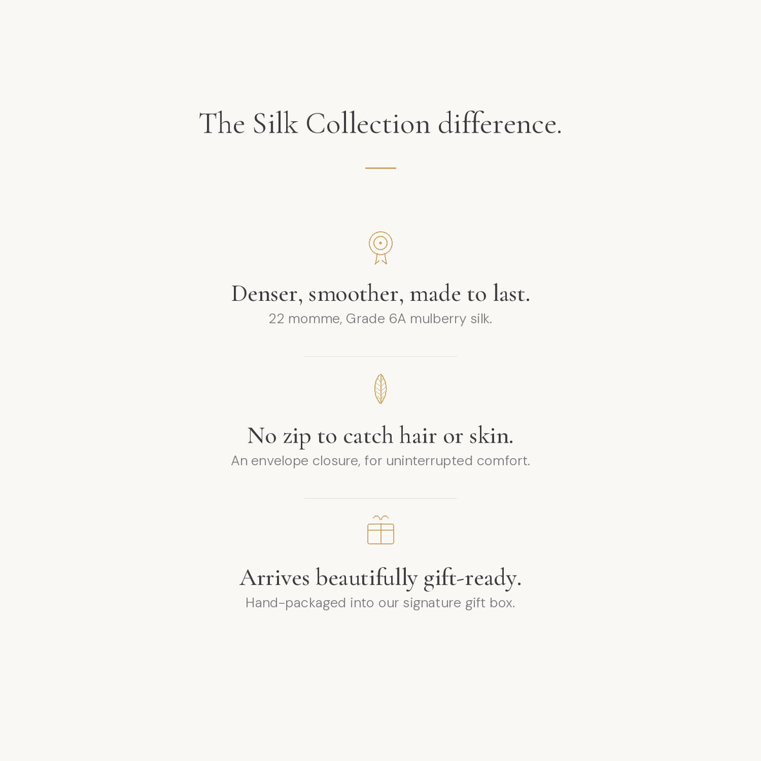 The Pure Silk Pillowcase Set of Two