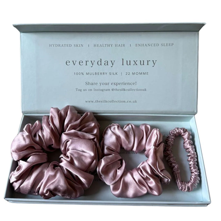 Silk Scrunchie Hair Care Starter Set