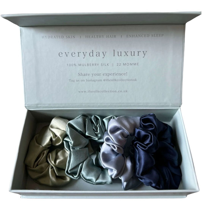The Classic Silk Scrunchies Gift Set (worth £45)