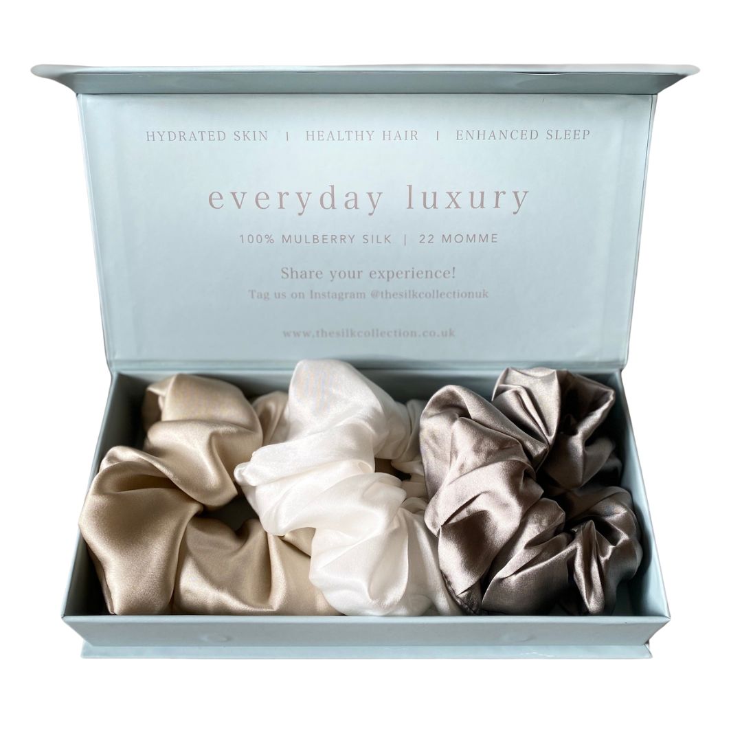 The Statement Silk Scrunchie Gift Set