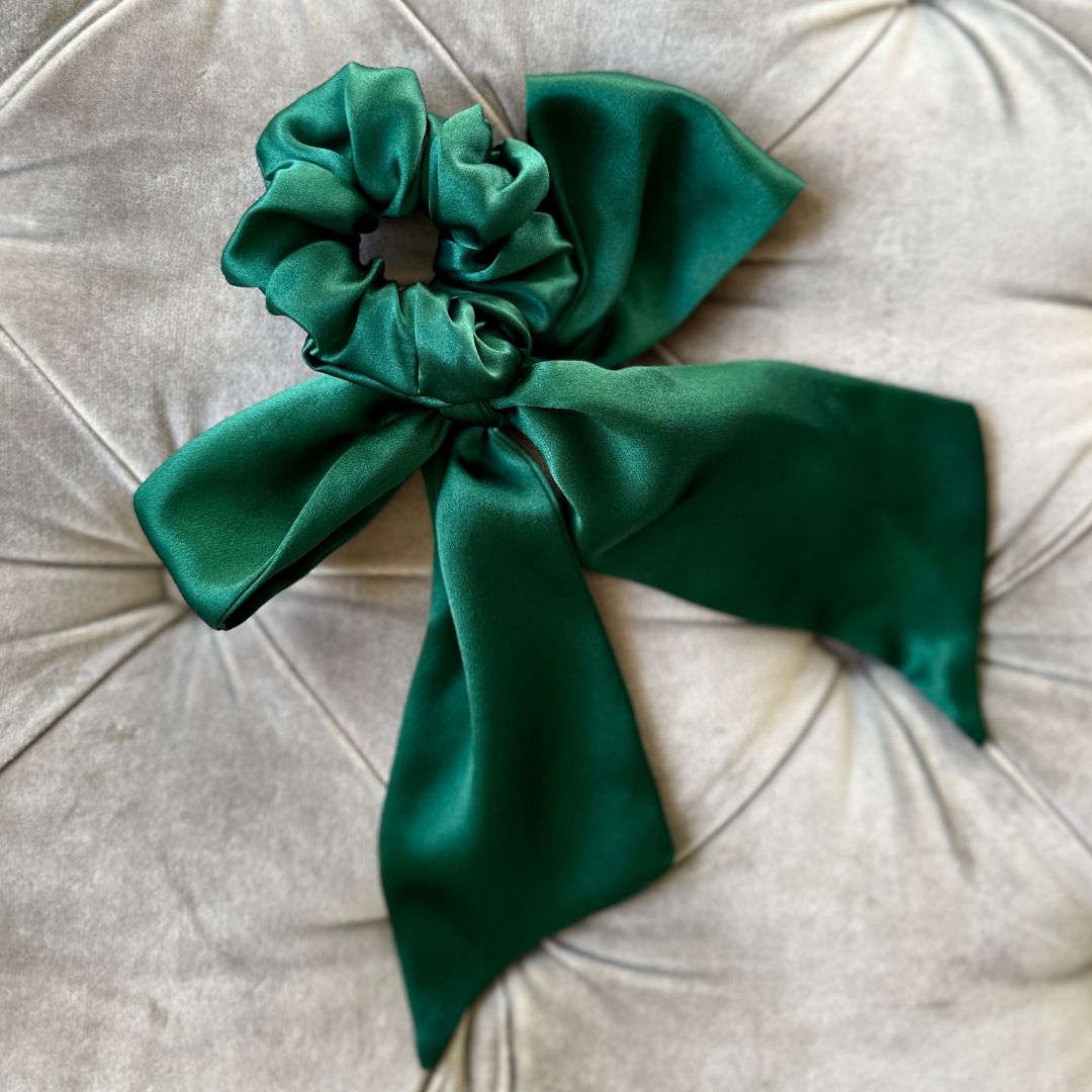 The Multi-Way Silk Bow Scrunchie - Limited Edition