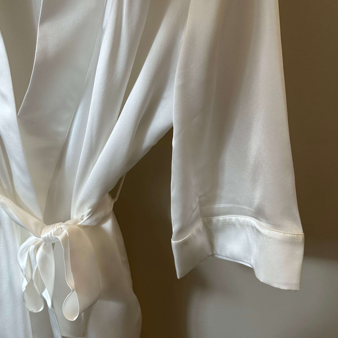 Mulberry Silk Robe for Brides