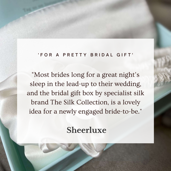 The Silk Collection Bride to Be Gift Set featured in Sheerluxe Wedding Edit