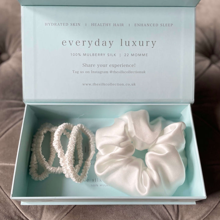 Everyday Luxury Large & Mini Hair Scrunchie Gift Set